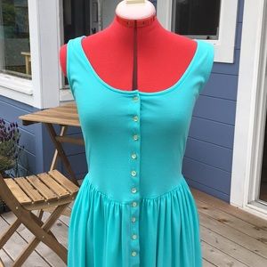 Vintage Button Down Midi Dress